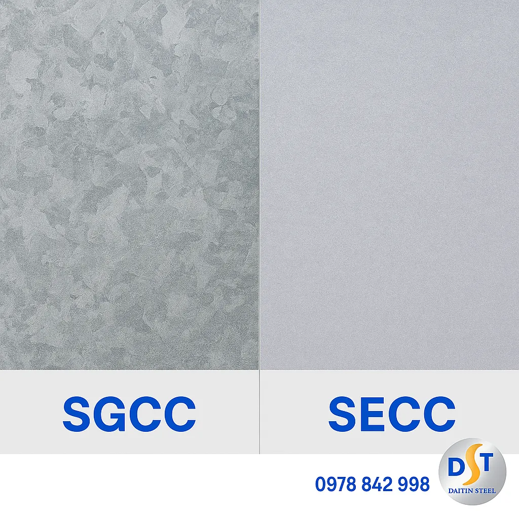 SECC vs SGCC: So sánh vật liệu cửa thép & 5 rủi ro khi chọn sai (xưởng cần biết)